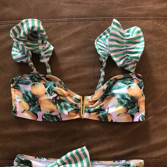 Boutique lemon bikini, medium. New without tags - Picture 2 of 3